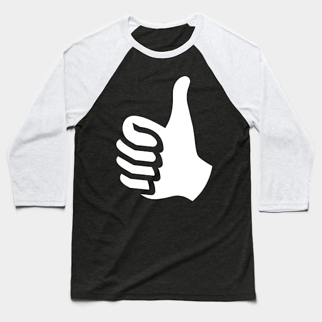Thumbs up Baseball T-Shirt by ShirtyLife